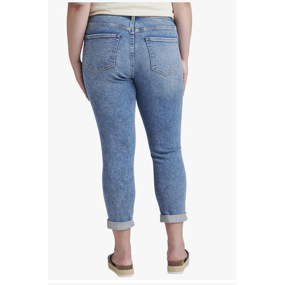 Jag Denim Mid Rise Carter Girlfriend Jeans Del Mar Wash Womens Plus Size 22W NWT - Picture 3 of 10